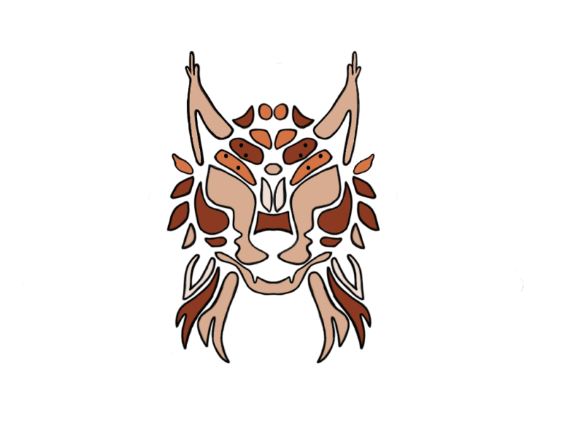 Diseño lince proyecto camiseta